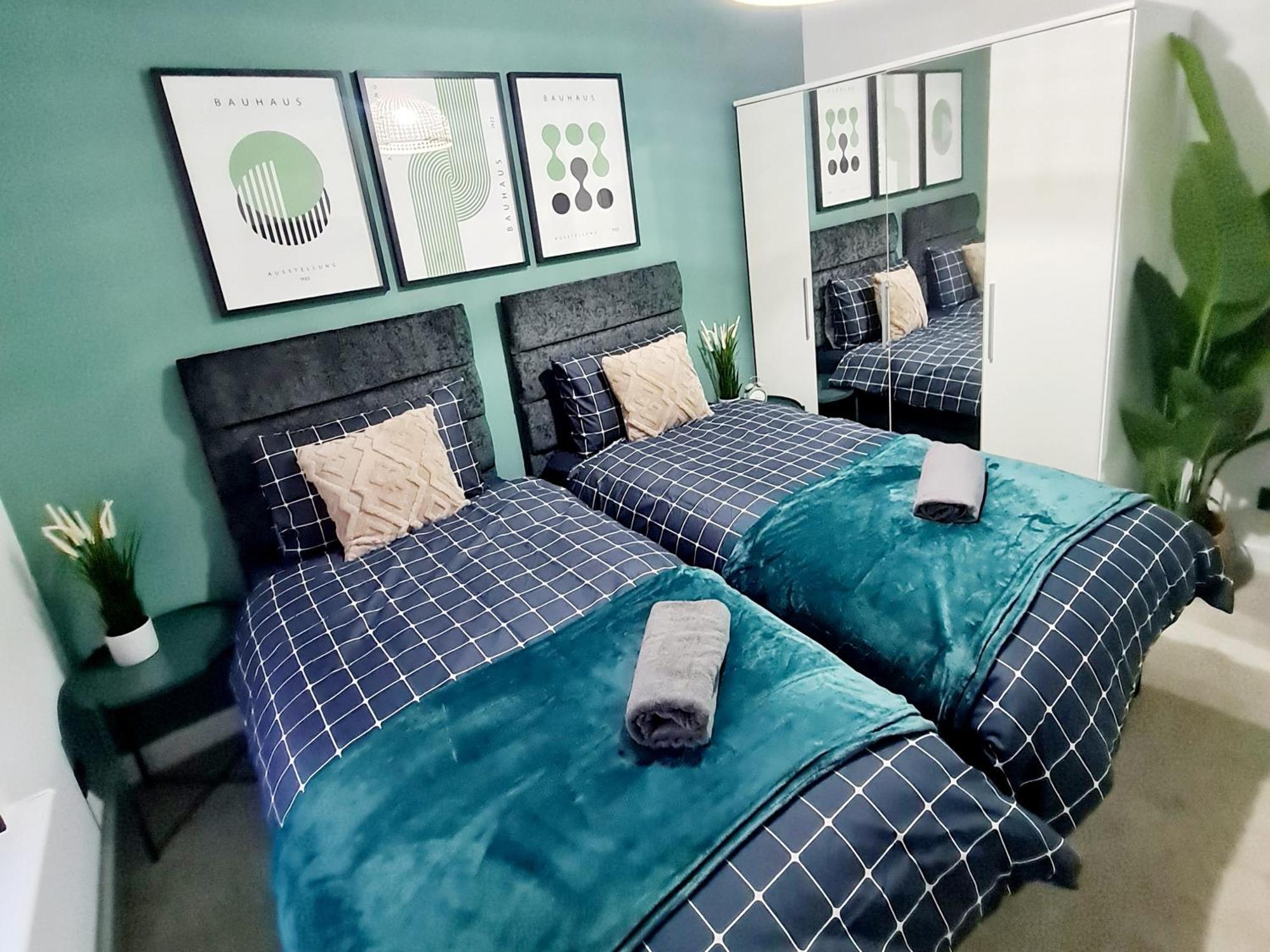 Ferienwohnung Bright 3Br Walking Distance To Town - Free Parking Glasgow Exterior foto